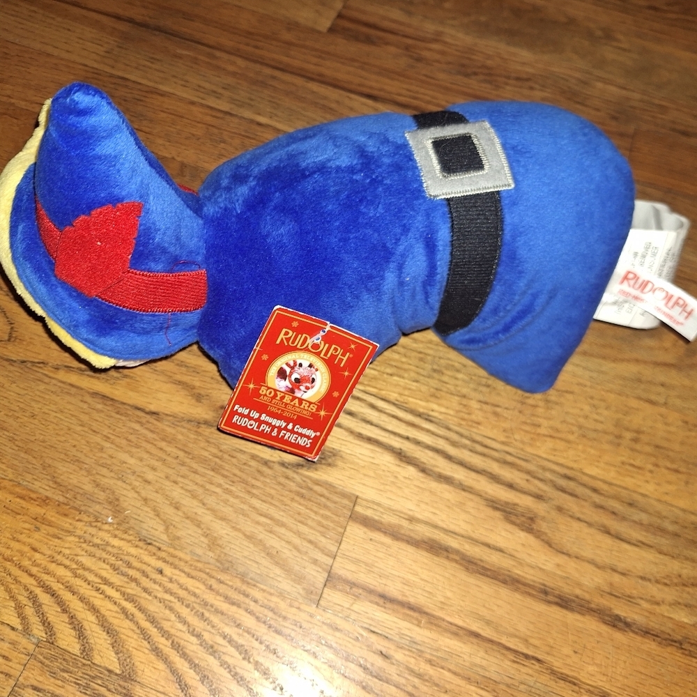 Rudolph Hermie Dentist Pillow Plush Fold Up Christmas Tags 50 Years - Picture 2 of 8